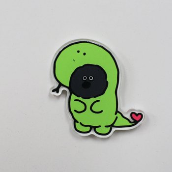 [무케] 파파고파파_럭키 12띠 마그넷 (뱀) 마그네틱 자석 냉장고자석 동물 캐릭터