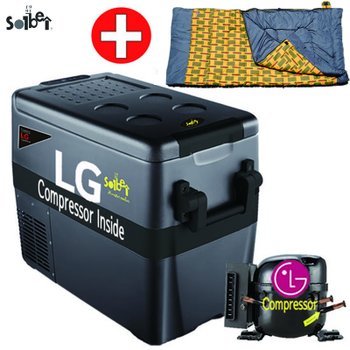 32주년 기념이벤트+선물/몬스터 블랙 NEW LG콤프40L 차량용 캠핑용 냉장고냉동고 이동식냉온장고