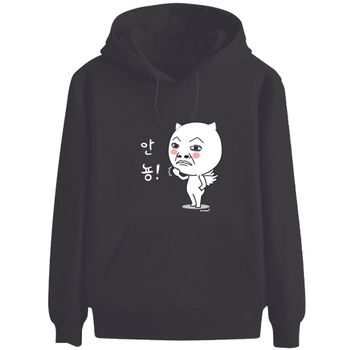 키밍 안뇽 후드티 인사 뿔난천사 여자 남자 맨투맨 기모맨투맨