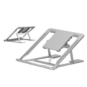 큐디스 휴대용 노트북 거치대 스탠드 메탈 노트북받침대 노트북거치대 높이조절모니터받침대