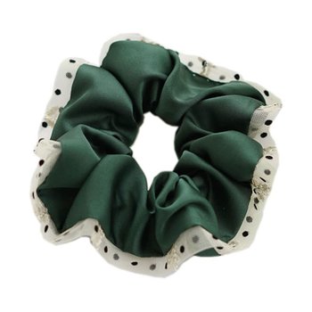 [해외] 나카노야 NAKANOYA 슈슈 새틴 이미팅 실크 메쉬 헤어 스크런치 헤어타이 고무