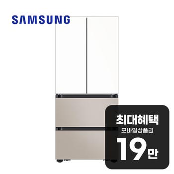 삼성 비스포크 AI 4도어 키친핏Max 김치냉장고 420L RK70F42M2ZG 렌탈 60개월 월 70500원
