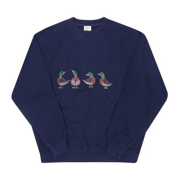 와일드동키 맨투맨 FG-MALLARDS VINTAGE DEEP NAVY BLUE 청둥오리 맨투맨