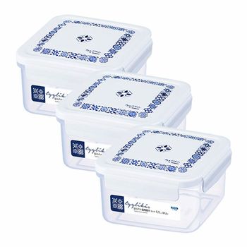 코멕스 틸리카스 밀폐용기 정사각형 21호 1.1L X 3개