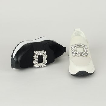 원더슈즈 보석빛 밴딩 스니커즈 P-631