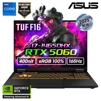 ASUS TUF Gaming F16 FX608JMR-QT040 인텔 i7-14650HX RTX 5060 게이밍 노트북 겜트북