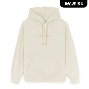 [공식] 25FW 베이직 스몰로고 기모 후드티 NY (Cream) 3AHDB0256-50CRS
