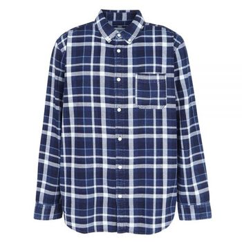 [해외] ELKEX 맨즈 롱슬리브 셔츠 EKM5FA0005 NVXWH -네이비 화이트 1068738