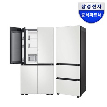 푸드쇼케이스 키친핏 냉장고 김치냉장고 세트 RM70F63M2A RQ33DB74C1AP 코타화이트