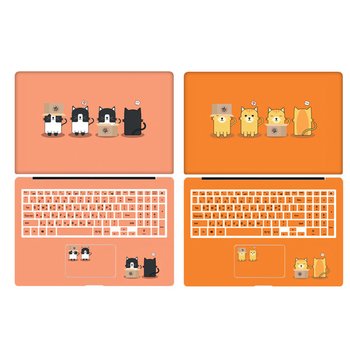 디슈트 D 삼성 노트북7 NT750XBE 일러스트 디자인 노트북 스킨 외부 보호 필름