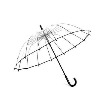 투명 자동 우산 장우산 16K 스타일 방수 접이식 히어로 장마철 필수