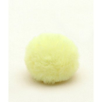 대한민국 퀼트스타 몽실몽실 파스텔 털방울 장식 40mm_옐로우 (71380)