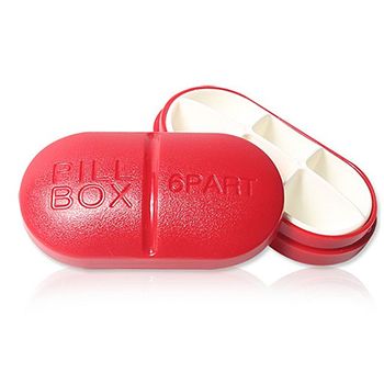 OOU正品 폴리프로필렌 재질 6PART 여행용 알약케이스