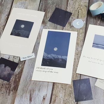 어스름한새벽녁카드 고요한 벽꾸미기