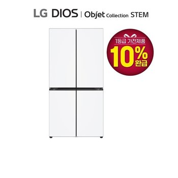 LG STEM 5도어 원매직 직수형 냉장고 1등급_M876MQQ161 옵션택1