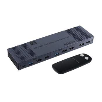 8K HDMI DP KVM 스위치 2대 듀얼 모니터 공유 키보드
