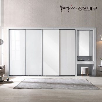 드홈 글로우 슬라이딩 미러파우더 붙박이장 5CM