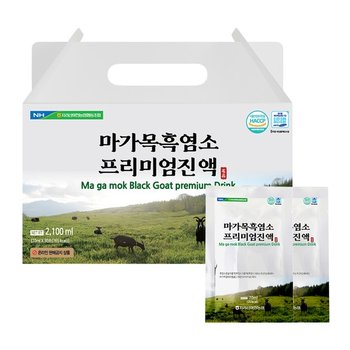 [지리산마천 마가목 흑염소 프리미엄 진액 (70ml*30포)