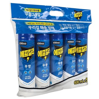 에프킬라 에어로졸 무향 600ml 5개 무료배송