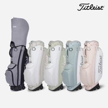 타이틀리스트 2024 우먼스 어반 바퀴형 캐디백 TB24CTWUWK