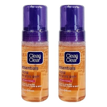 클린앤클리어 에센셜 훼이셜 포밍 클렌저 150ml X 2개 (WFKMR05)