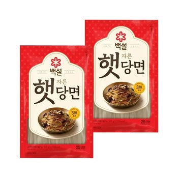 백설 자른햇당면 500g x2개