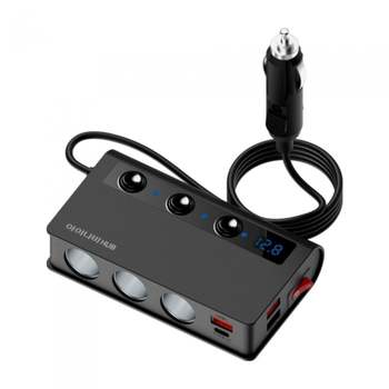 아이나비 150W 7in1 시거잭 충전 차량용 멀티소켓 ISC-MHP01 7구 (1개입)