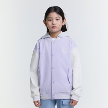 K251UJP930 우븐 베이스볼 점퍼 LAVENDER