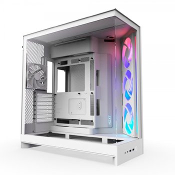 NZXT H9 Flow RGB V2 (화이트) 미들타워 컴퓨터 PC 케이스