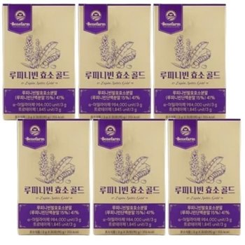 [단비] 베네팜 루피니빈 효소 골드 30포 x 6박스