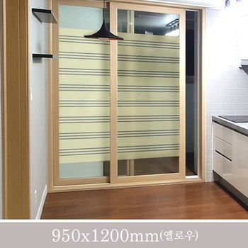 트리아스트1 반투명유리시트지(옐로우) 950x1200mm