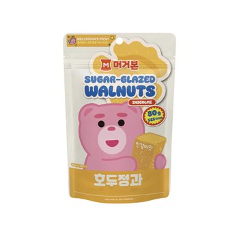 머거본 호두정과 인절미맛 80g x 4개