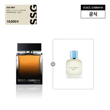 [신세계백화점][10월] 더 원 뿌르옴므 EDP 100ml (+ 라이트 블루 뿌르 옴므 EDT 5ml + SSG 상품권 1만원)