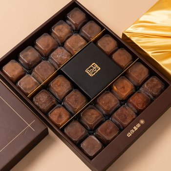 [SSG상품권증정이벤트][바로배송/보자기무료포장]올바른감 흑곶감 반건시 과일선물세트(중대과26입 1.3kg내외)