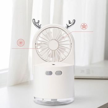 충전식 가습기 무드등 미니 탁상용 선풍기 미니가습기 usb가습기 케릭터가습기 미니케릭터가습기