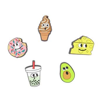 [해외배송] 24 S/S LIGHTS 업 푸드 FRIENDS 5 팩 JIBBITZ CROCS PVC 멀티컬러 B0731457012