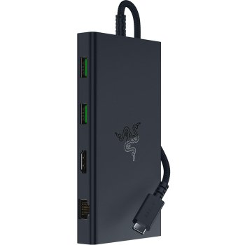 [해외] 레이저 USB-C 도크 11포트 여행용 충전 스테이션 노트북 태블릿용 - 4K