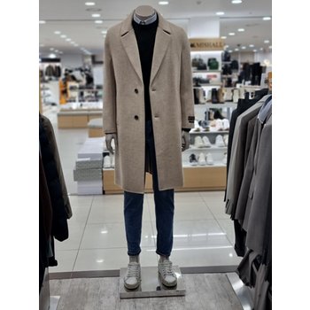H핏 핸드메이드 캐시미어 세미오버 롱코트(CWLCM042)_DG
