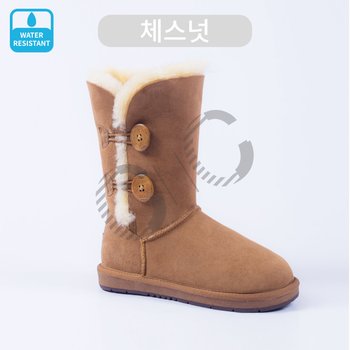 [해외] [무료배송] 오즈랜드 호주 정품 어그슬리퍼 방수 우먼 여성 미들 버튼 클래식 털 부츠