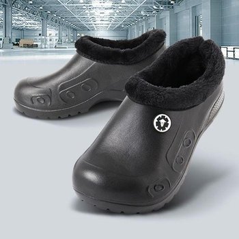 방한다용도신러블발 방수 주방미끄럼방지 방한화 겨울털신