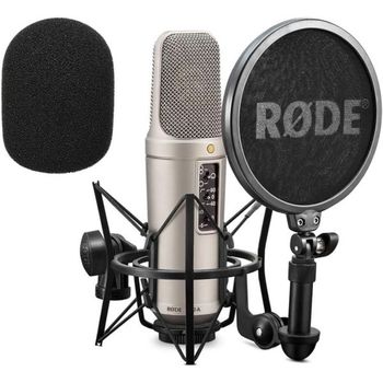 [해외] 독일 로데 마이크 방송용 Rode NT2-A Set Large Diaphragm Condenser Microphone for Studio Kee