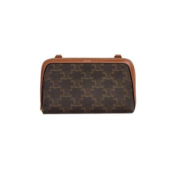 25 FW  여성 트리옹프 캔버스   양가죽 클러치 tan CELXANR6BEIZZZZZ00 TP855033127 136512005