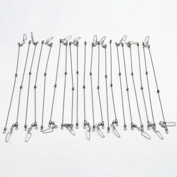 [해외] LEXOR 유동천칭 28cm 20개 세트 키스 낚시 카레이 하제 코치 아이나메 던