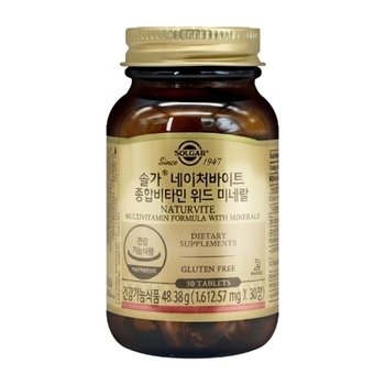 솔가 네이처바이트 종합비타민 위드 미네랄 30정_23236100