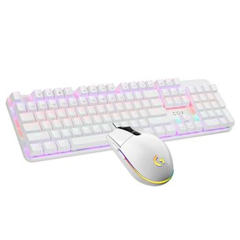 COX CK420 교체축 갈축 화이트 + 로지텍 G102 IC 세트