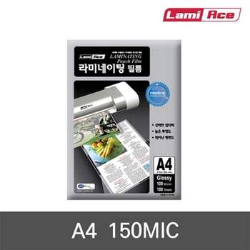 라미에이스 코팅필름(A4/216x303mm/150mic/100매/권) 부품 소모품 자재 파츠