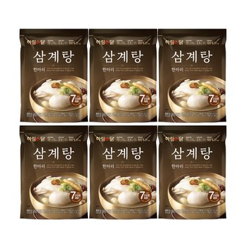 하림이닭 한마리삼계탕 800g 6봉