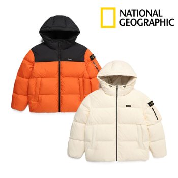 [신세계백화점][역시즌 특가] 남여공용 골든몰 숏기장 구스 후디 다운 점퍼_N234UDW120