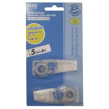 펜맥스 937XJZ26 수정테이프 리필 WH-605R-2P(5mm) 10EA