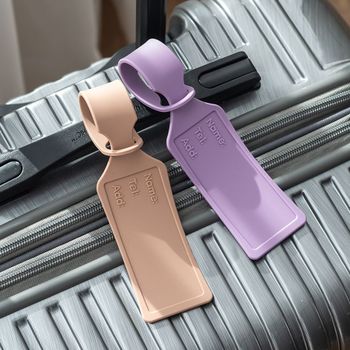 [오늘출발] 캐리어네임택 국산 여행용 네임택 이름 아동 어린이집 가방 스트랩